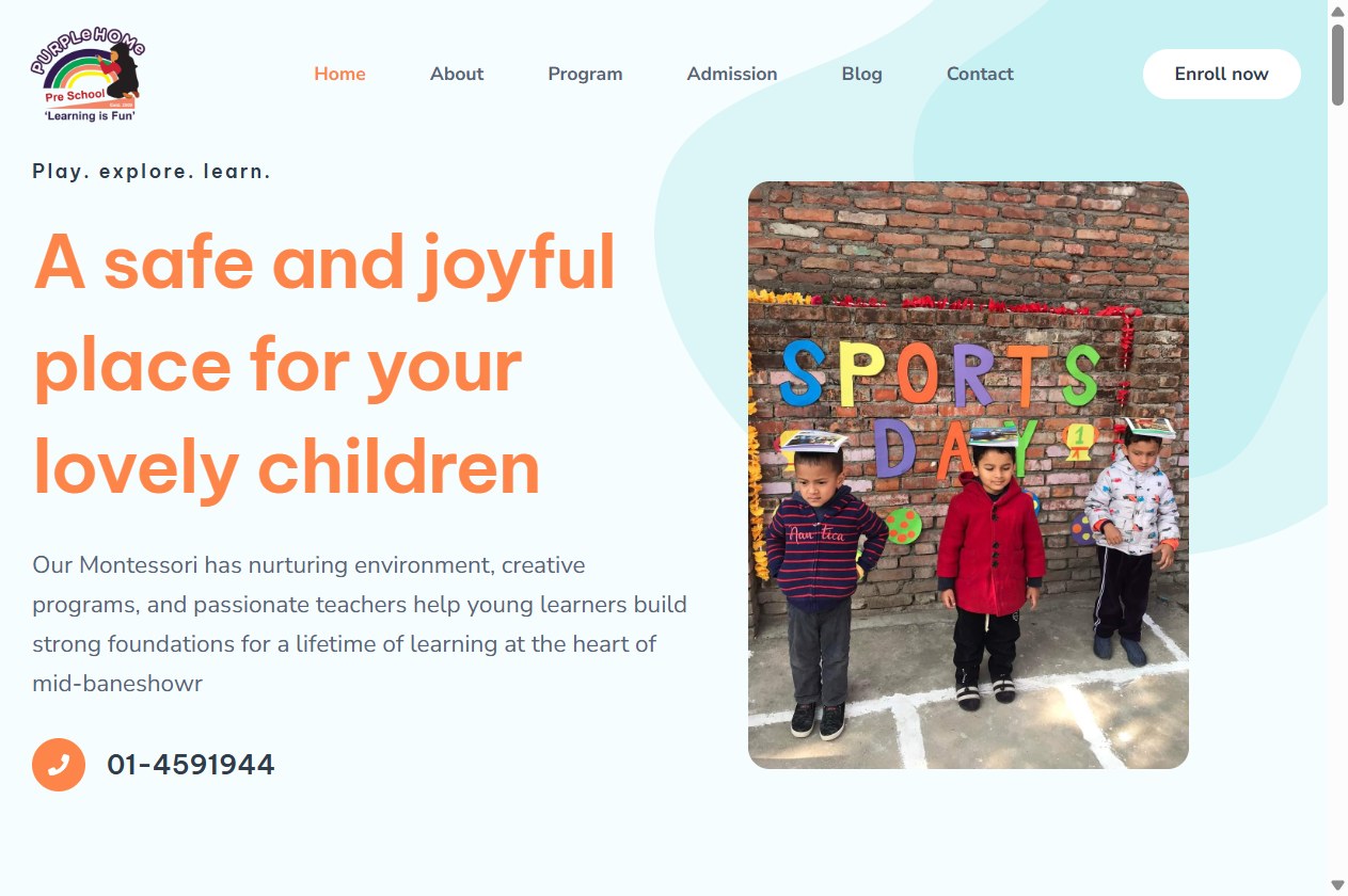 Purple Home website thumbnail